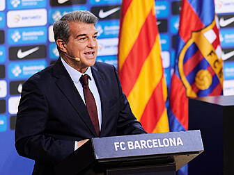 Barcelona president Laporta sa...